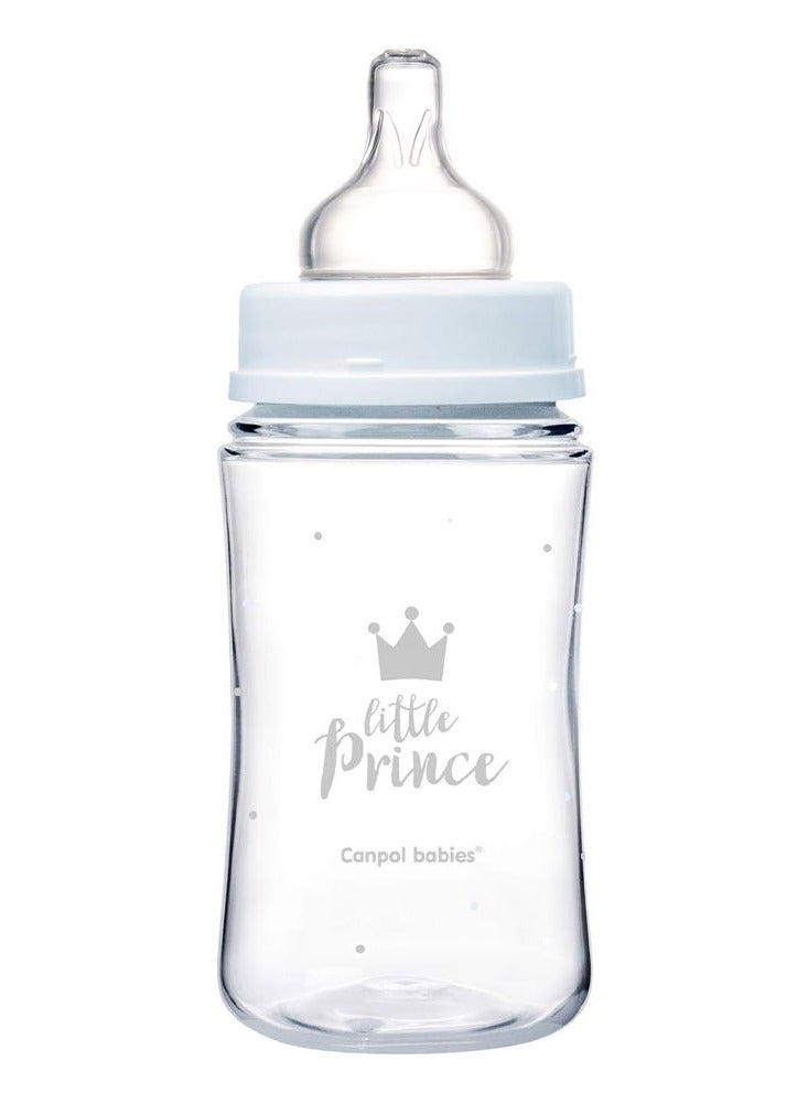 ببرونة عنق عريض للأطفال ليتل برنسيس من كانبول بيبي 240 مل – لبني - Image 3