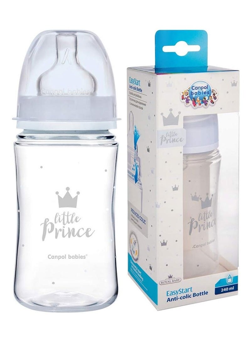 ببرونة عنق عريض للأطفال ليتل برنسيس من كانبول بيبي 240 مل – لبني - Image 4