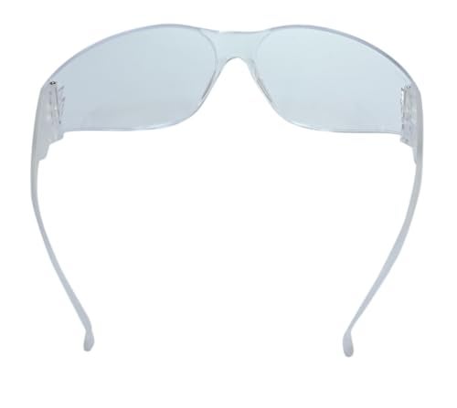 FRONTIER FT101(CLEAR) Lightweight Safety Glasses | Wrap Around Frameless Style with Flexible Temples Safety Eyewear | Polycarbonate Lens with Excellent Field of Vision Safety Goggles | Pack of 6 - Image 5