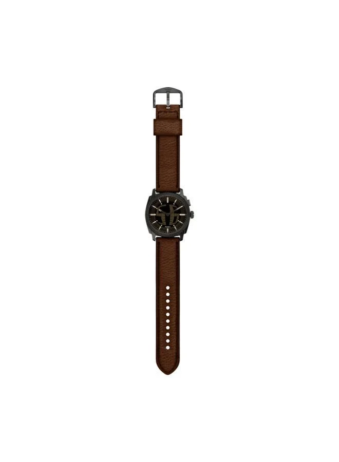 FOSSIL  FS6165 Anadigi Watch with Stainless Steel Leather Strap for Men | Best Price UAE