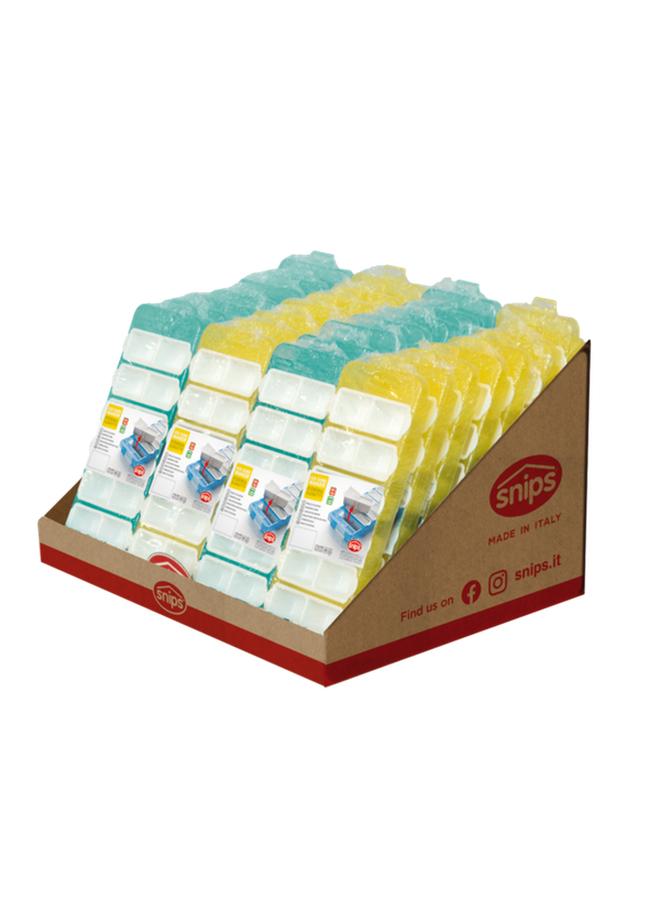 Snips 6-Grid BPA Free Plastic Easy-to-Use Lightweight Ice Cube Maker Assorted Color - Image 2