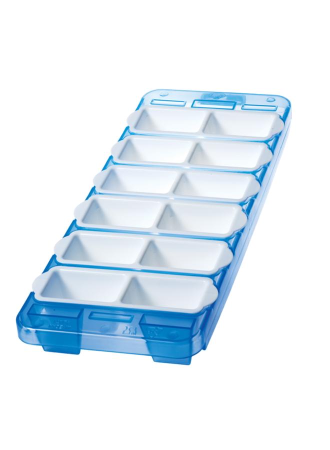 Snips 6-Grid BPA Free Plastic Easy-to-Use Lightweight Ice Cube Maker Assorted Color - Image 3
