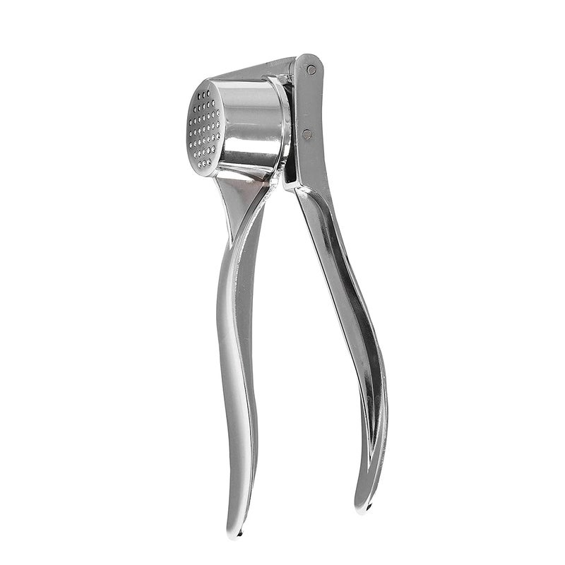 Avenn Avenn Garlic Crusher Presser MultiFunction Manual Portable Garlic Crusher Ginger Mincer Stainless Steel Curved Grinding Slicer Squeeze Garlic Press Cutter Chopper for Kitchen - Image 1