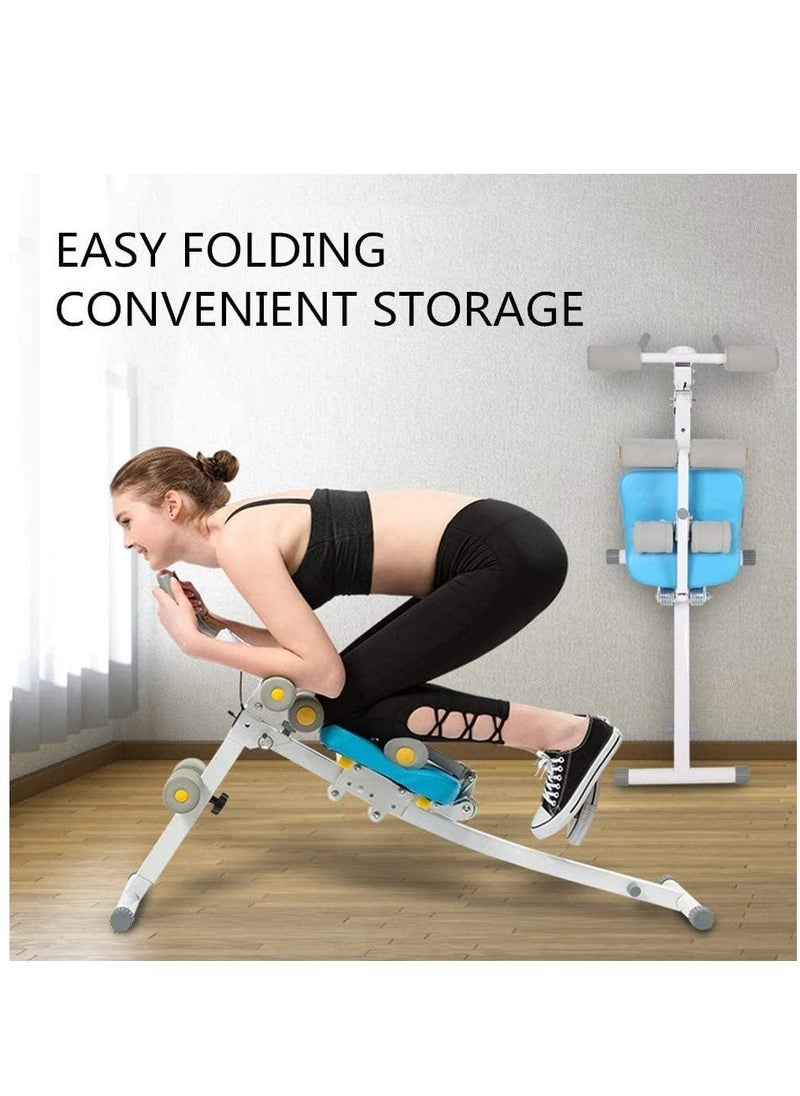 ALCOACH - Foldable abdominal trainer with adjustable height for sit-ups - Image 1