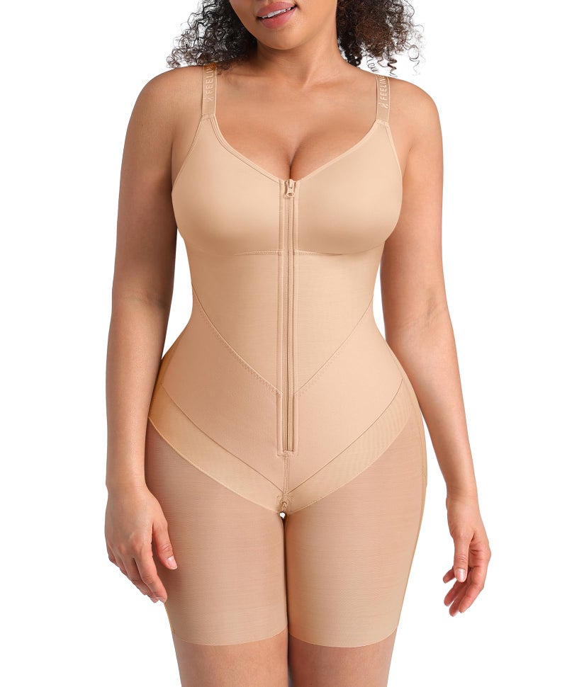 FeelinGirl Fajas Colombianas Moldeadoras Shapewear Tummy Control for Women Postpartum Butt Lifting Body Shaper Skin L - Image 1