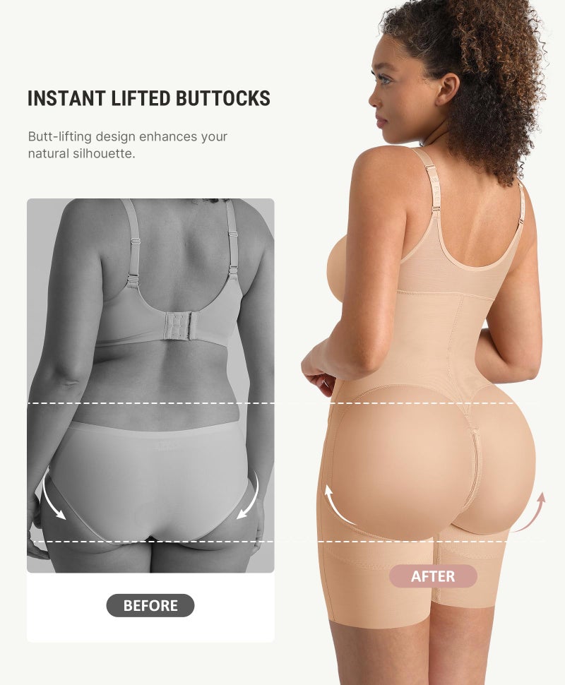 FeelinGirl Fajas Colombianas Moldeadoras Shapewear Tummy Control for Women Postpartum Butt Lifting Body Shaper Skin L - Image 2