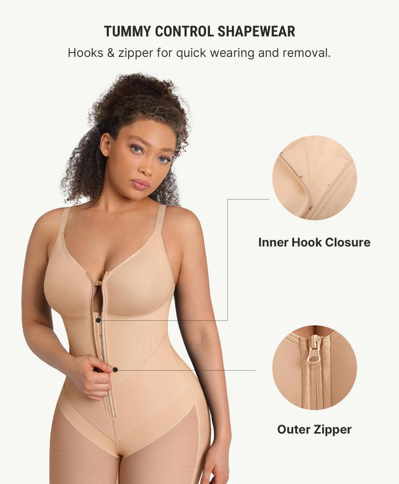 FeelinGirl Fajas Colombianas Moldeadoras Shapewear Tummy Control for Women Postpartum Butt Lifting Body Shaper Skin L - Image 4