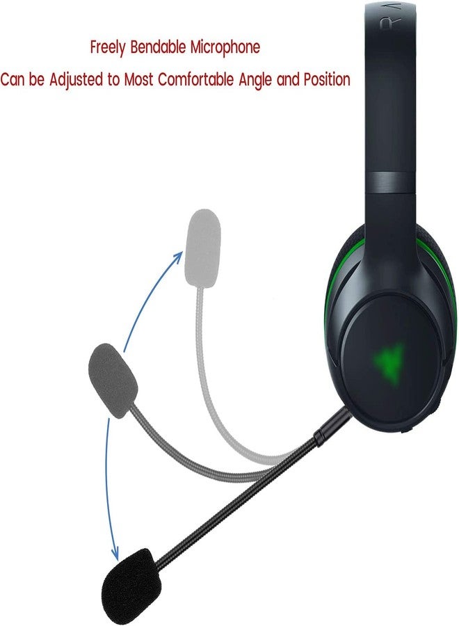 weishan Microphone Replacement for Razer Kaira Pro Wireless Gaming Headset, Omnidirectional Detachable Mic Boom Works on Xbox One, Xbox Series X & S, PS5, PS4, PC, Mac - Image 5