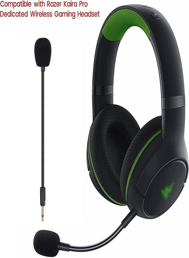 weishan Microphone Replacement for Razer Kaira Pro Wireless Gaming Headset, Omnidirectional Detachable Mic Boom Works on Xbox One, Xbox Series X & S, PS5, PS4, PC, Mac - Image 2