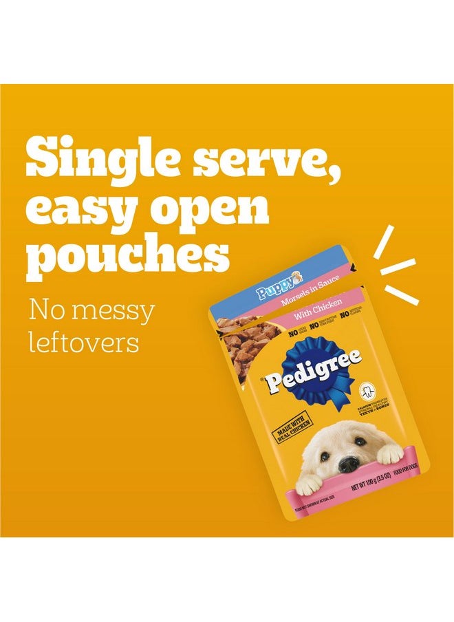 Pedigree Pedigree Puppy Soft Wet Dog Food 18-Count Variety Pack, 3.5 oz Pouches (Pack of 2)  - Image 2