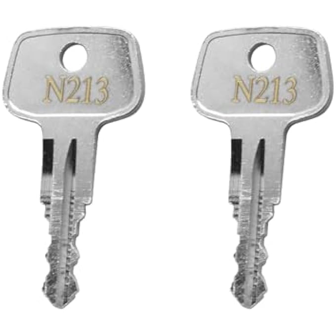 rayihni N213 Errebi Replacement Key, Car Rack Key Replacement for Yakima and Thule Ski,Cargo Box,Roof,Carrier Racks and Crossbars-Codes N213[2 pac] - Image 3