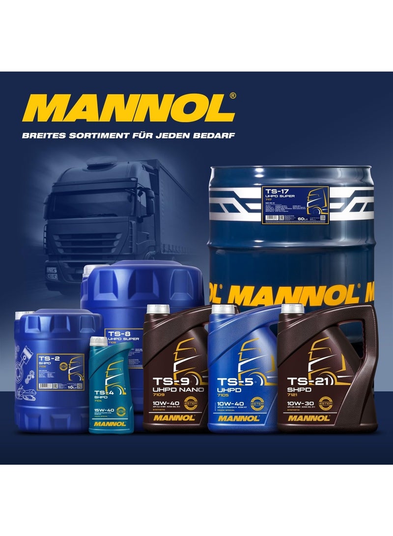 MANNOL 7406 TRAKTOR SUPEROIL SAE 15W-40 [10 L] API SG/CD MINERAL ENGINE OIL FOR DIESEL POWERED ENGINES  (10 L) - Image 2