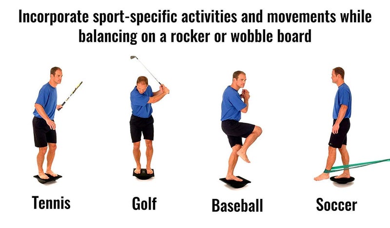 THERABAND Wobble Board Stability and Balance Trainer for Physical Therapy and Core Strengthening - Image 5