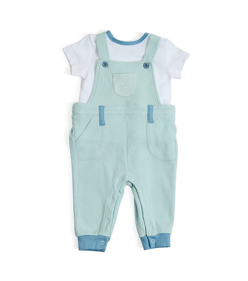 The Mom Store 2 Pcs Set (T-Shirt,Dungaree)) - Image 1