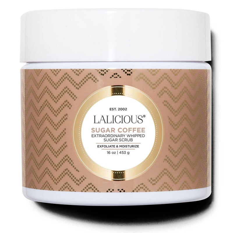LALICIOUS - Whipped Sugar Scrub - Sugar Coffee, 16 oz. - Image 1