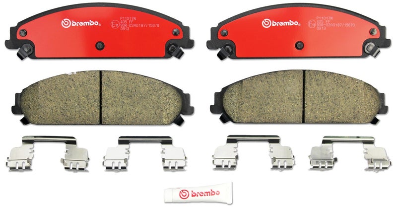 Brembo P11017N Premium Ceramic Front Disc Brake Pad Set CHRYSLERDODGELANCIA OE K05142559AA