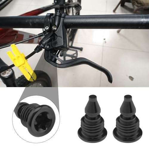 LT Easiyl 2Pcs Bicycle Bleed Screws for Lever Reservoir T25 Compatible with Magura EBT Bike Titanium Alloy Bolts Bicycle Fuel Tank Oil Filling Hole Screw Black - Image 3