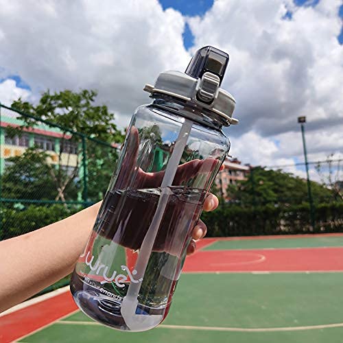 Grofilo Big Water Bottle 15L NonToxic BPA Free EcoFriendly Tritan CoPolyester Plastic Leak Proof Water Bottle for FitnessGymCyclingBlack - Image 1