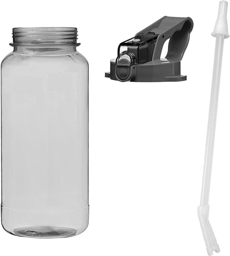 Grofilo Big Water Bottle 15L NonToxic BPA Free EcoFriendly Tritan CoPolyester Plastic Leak Proof Water Bottle for FitnessGymCyclingBlack - Image 3