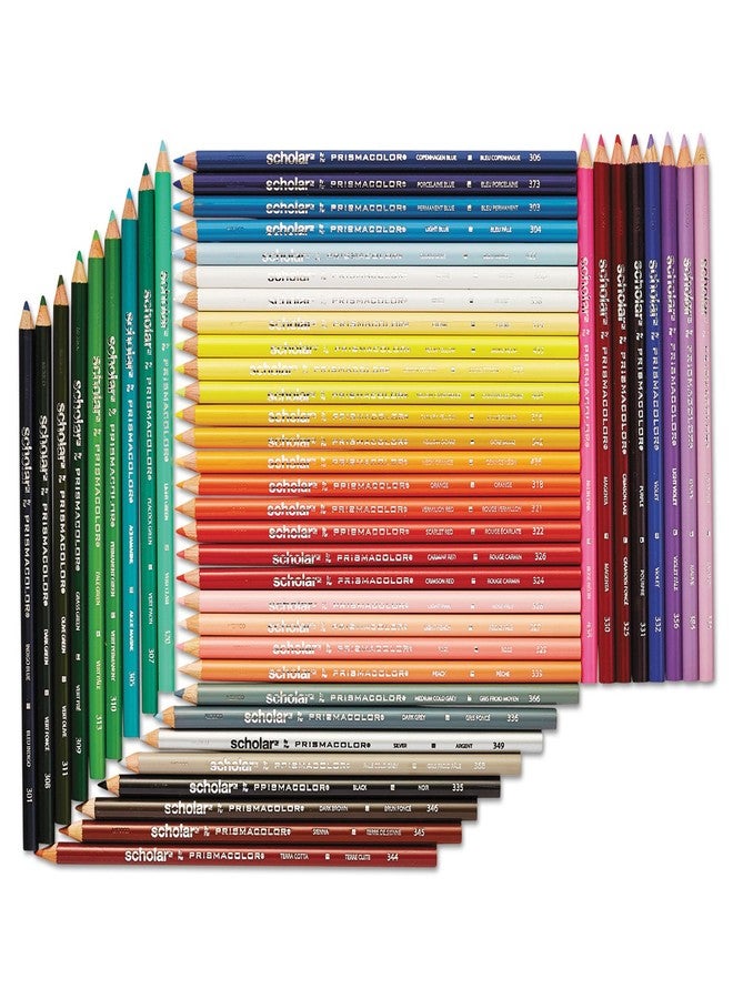 Prismacolor Scholar Colored Pencils, Adult Coloring, 48 Pack - Image 3