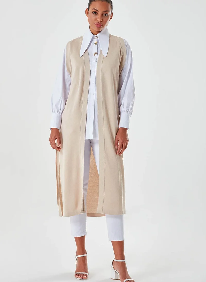 MIZALLE Side Split Longline Tunic
