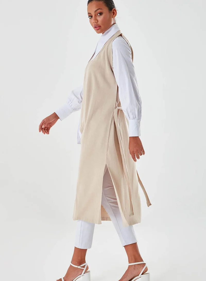 MIZALLE Side Split Longline Tunic