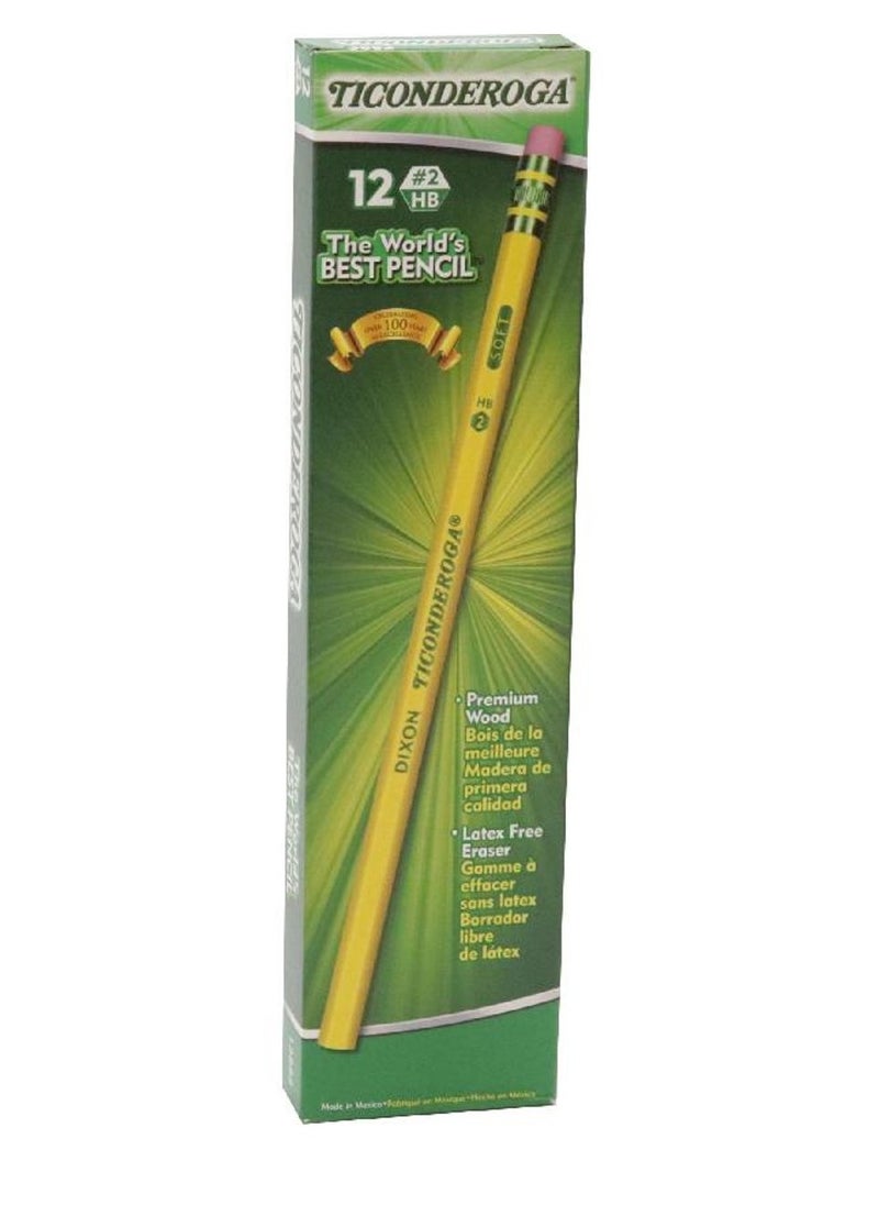 Yellow Barrel with Eraser Lead Pencil