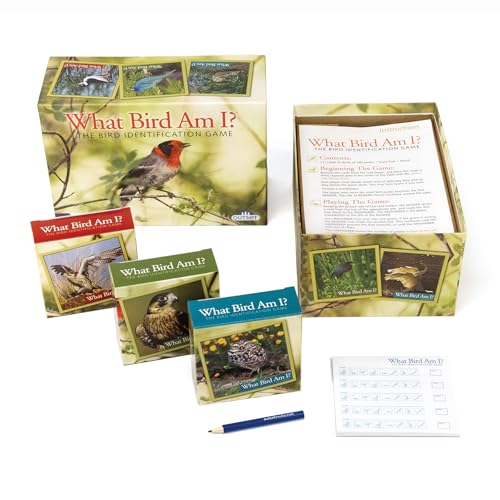 Outset Media What Bird Am I? – The Bird Identification Game – Contains 300 Cards for 2 or More Players Ages 14 and up - Image 1