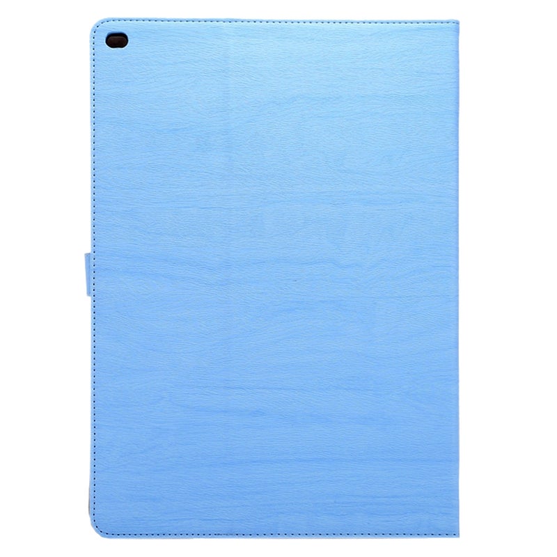 إنكاي جراب جلدي بلون سادة قابل للطي أفقيًا من الخشب مع حامل ووظيفة السكون / الاستيقاظ لجهاز iPad Pro مقاس 12.9 بوصة (أزرق) - Image 3