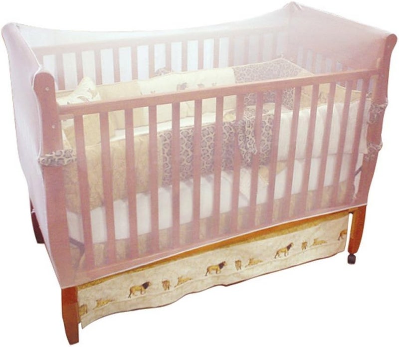 Jeep Baby Crib Netting, Universal Size, White, Baby Bed Mosquito Net Tent, Kid - Image 1