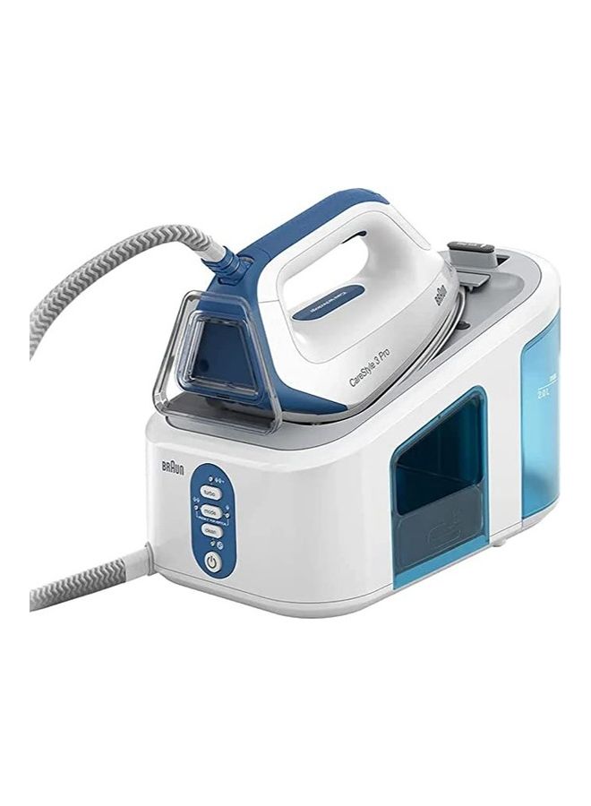 BRAUN CareStyle 3 Pro Steam Generator Iron 2 L 2400 W IS 3157 White and Blue - Image 1