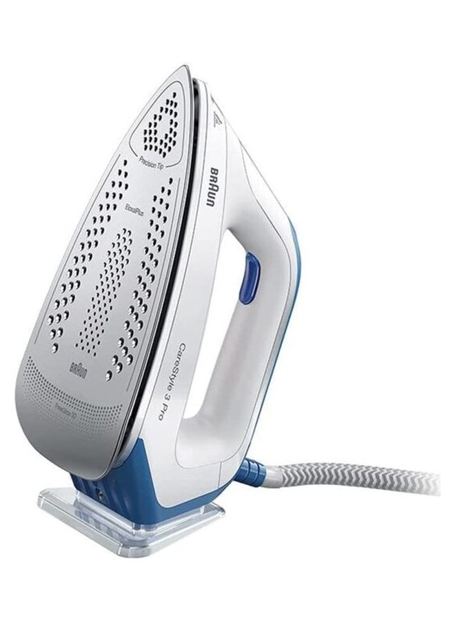 BRAUN CareStyle 3 Pro Steam Generator Iron 2 L 2400 W IS 3157 White and Blue - Image 3
