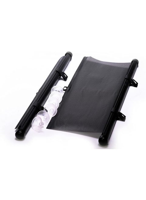 Roller shade for car window, large retractable car window shade offers complete protection from uv rays and sun glare