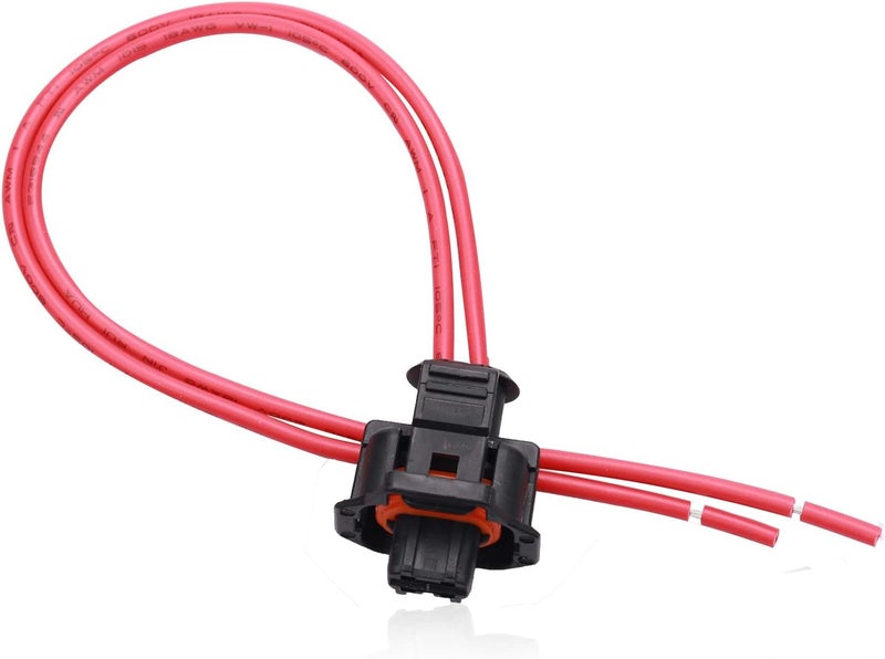 HOPUT 2pcs Fuel Pump Connector, PT2183 Multi-Purpose Pigtail Connector Harness 88988963 Compatible with LLY LBZ LLM 6.6L Chevy GMC - Image 4