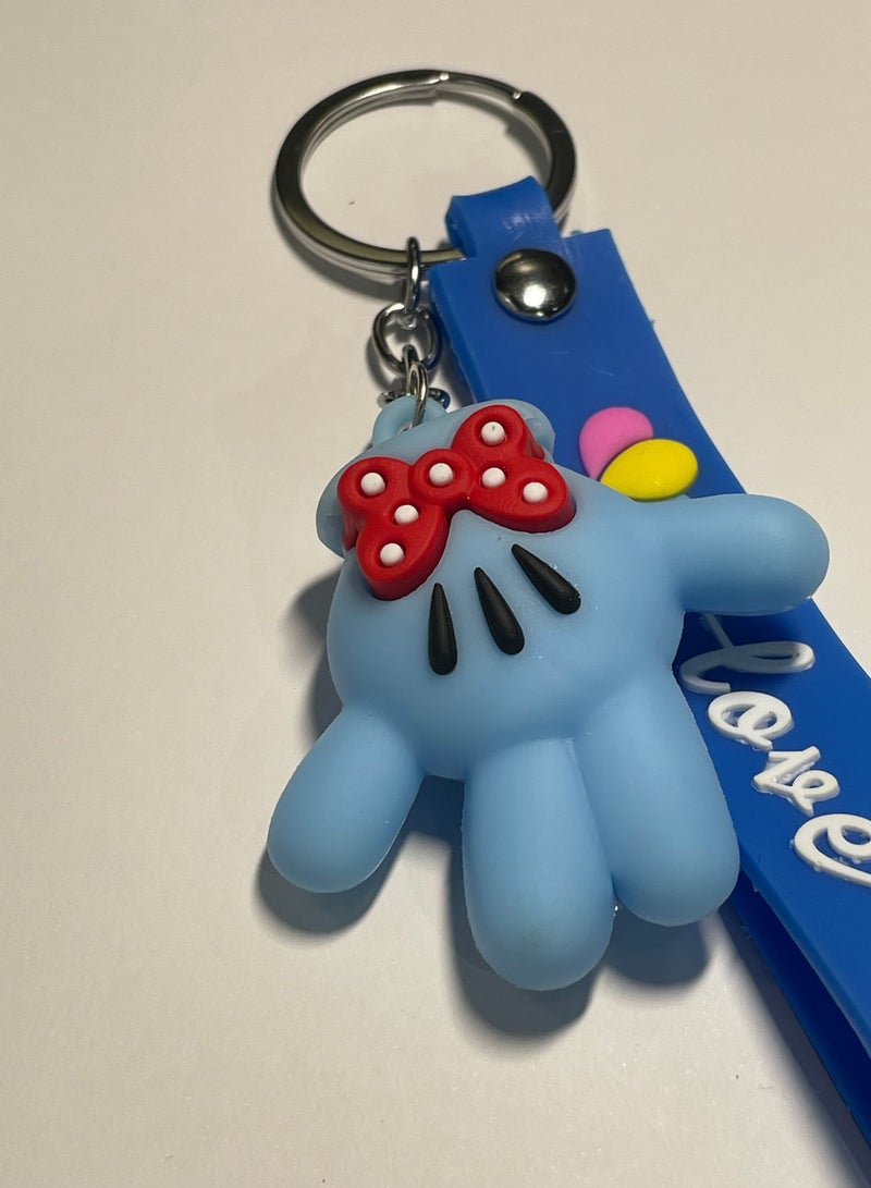 Generic Distinctive cartoon keychain distinctive accessory keychain with the character of Disney Mickey Mouse with ribbon that fits with car keys wallet and bag beautiful creative gift - Image 2