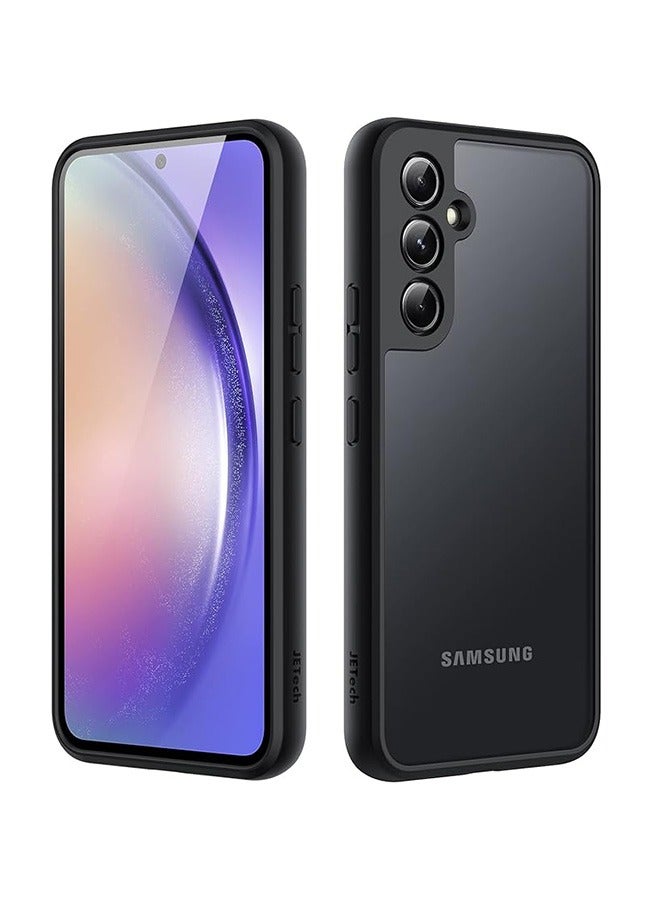 Case for Samsung Galaxy A54 5G 6.4-Inch, Frosted Translucent Back Protective Slim Phone Cover, Anti-Fingerprints,Anti-Fall Drop Protection,Shockproof Case for Samsung Galaxy A54 5G (Black) - Image 1