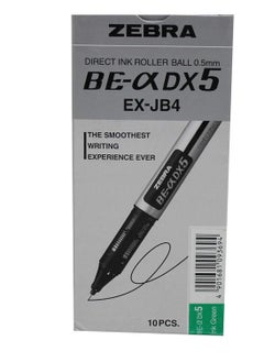 ZEBRA 10-Piece DX5 Direct Ink Roller Pen Set Grey/Green  - Image 2