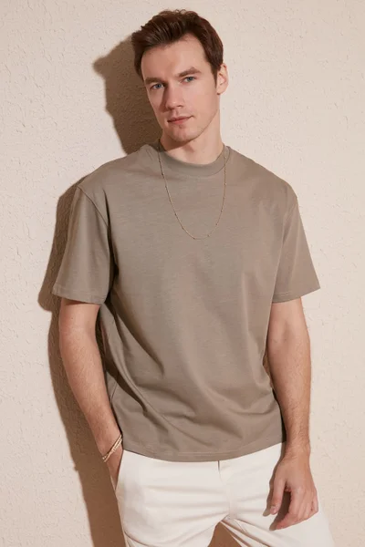 Buratti Cotton Relaxed Fit Crew Neck T Shirt Men's T Shirt 5905446