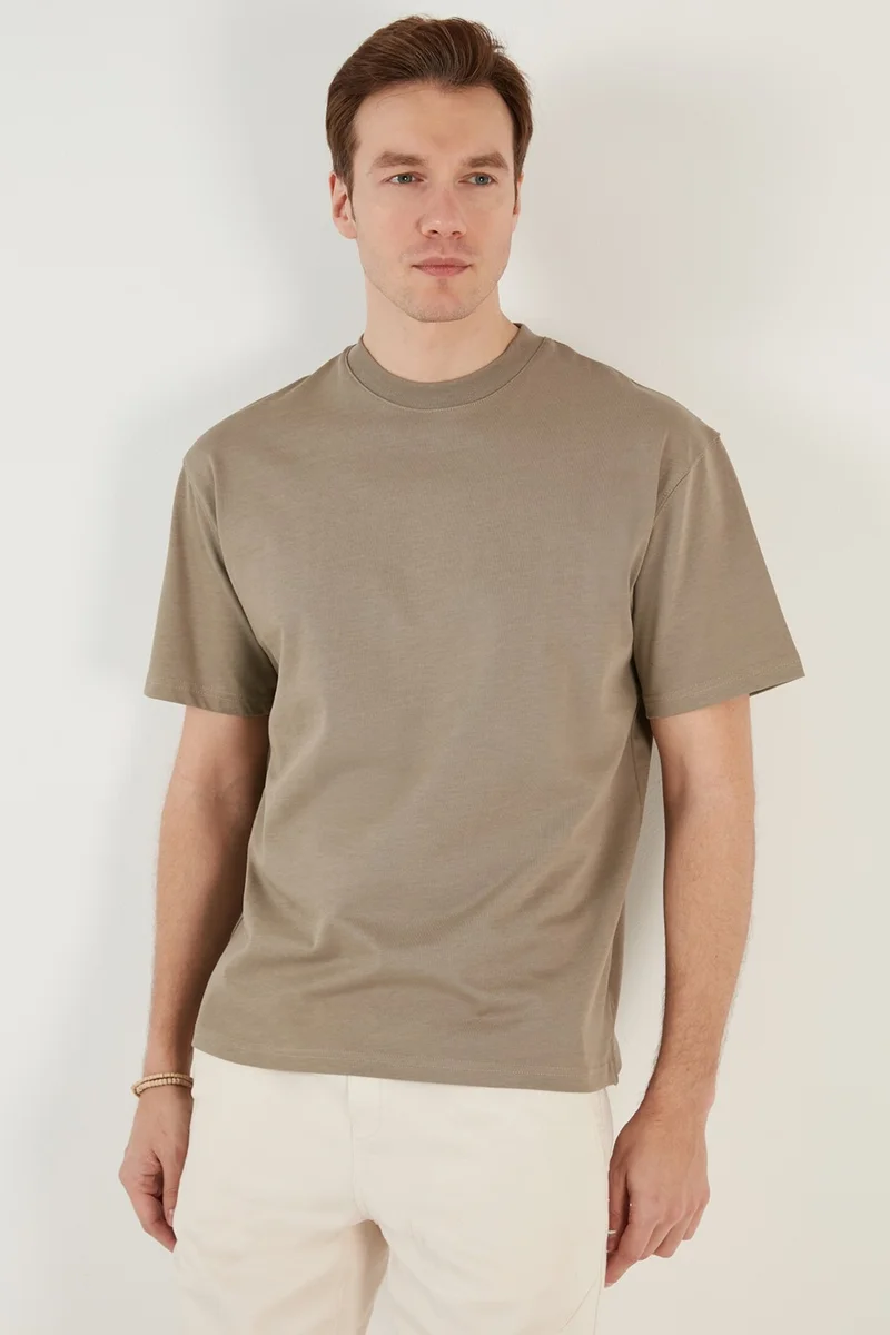 Buratti Cotton Relaxed Fit Crew Neck T Shirt Men's T Shirt 5905446