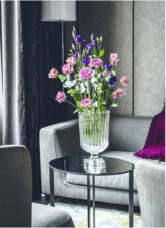Minerva Crystal Vase 32cm