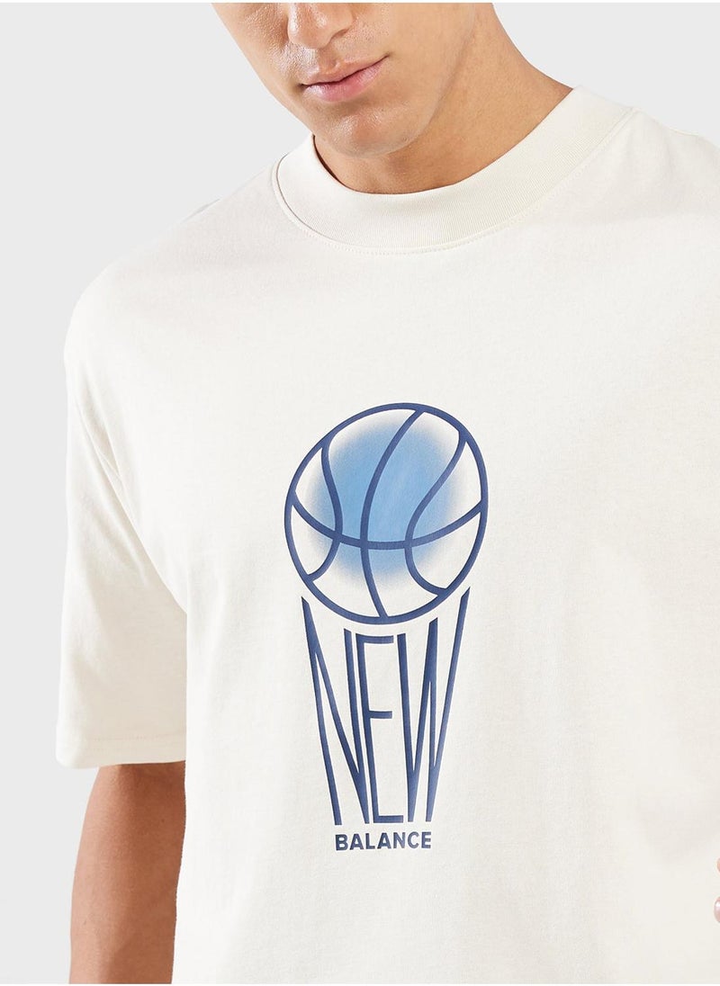 New Balance Hoops Graphic T-Shirt  - Image 3