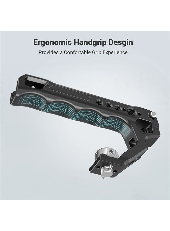 SmallRig Ergonomic Handle with Locating Holes for ARRI, Anti-Off Designed Cold Shoe Adapter - 2165 - Image 5