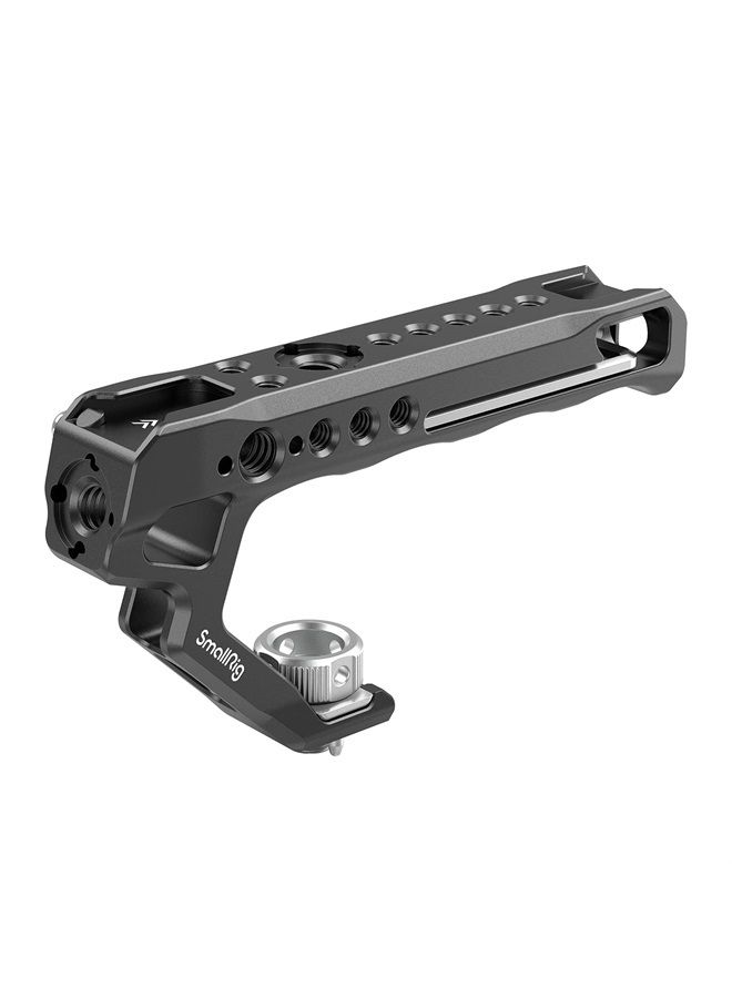 SmallRig Ergonomic Handle with Locating Holes for ARRI, Anti-Off Designed Cold Shoe Adapter - 2165 - Image 1
