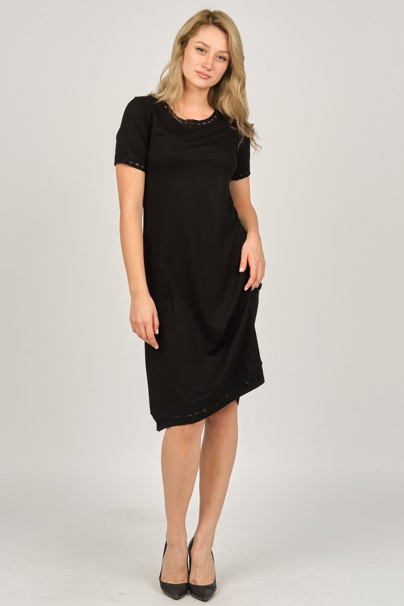 Sistas Women Midi Length Dress 6695541 Black  - Image 1