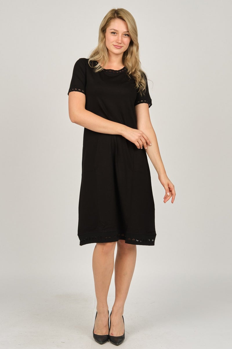 Sistas Women Midi Length Dress 6695541 Black  - Image 3