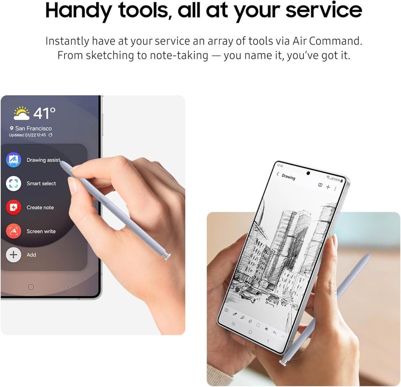Bluejw Samsung Galaxy S25 Ultra S Pen, ergonomic design, air control, touch stylus, phone navigation, US version, EJ-PS938BBEGUJ, black - Image 2