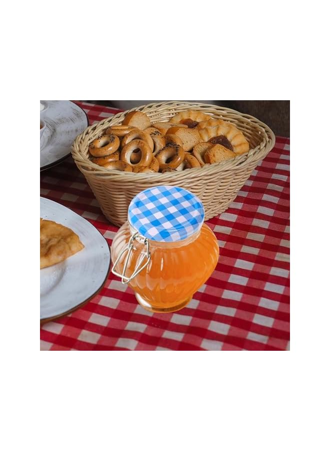 S-TOP Jam Jar Lids Tinplate Airtight Sealing Caps for Regular Mouth Canning Jars Reusable Jar Covers for Glass Containers Food Storage Pickles Spices Tea Biscuits - Image 3