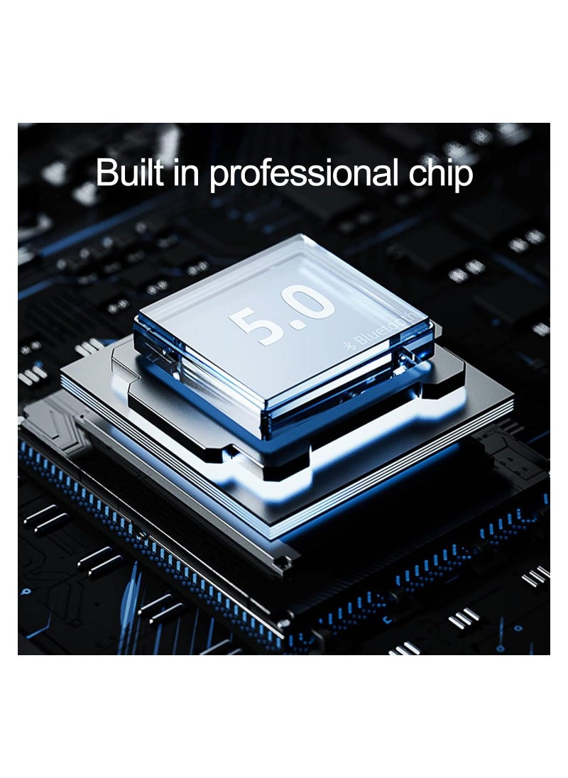 YS Set Bluetooth Speaker with Microphone 5.0 USB Charging Wireless Speakers with Bluetooth Surround Sound Portable Speaker for Smart TV Microphone with Speaker for Singing Red - Image 3