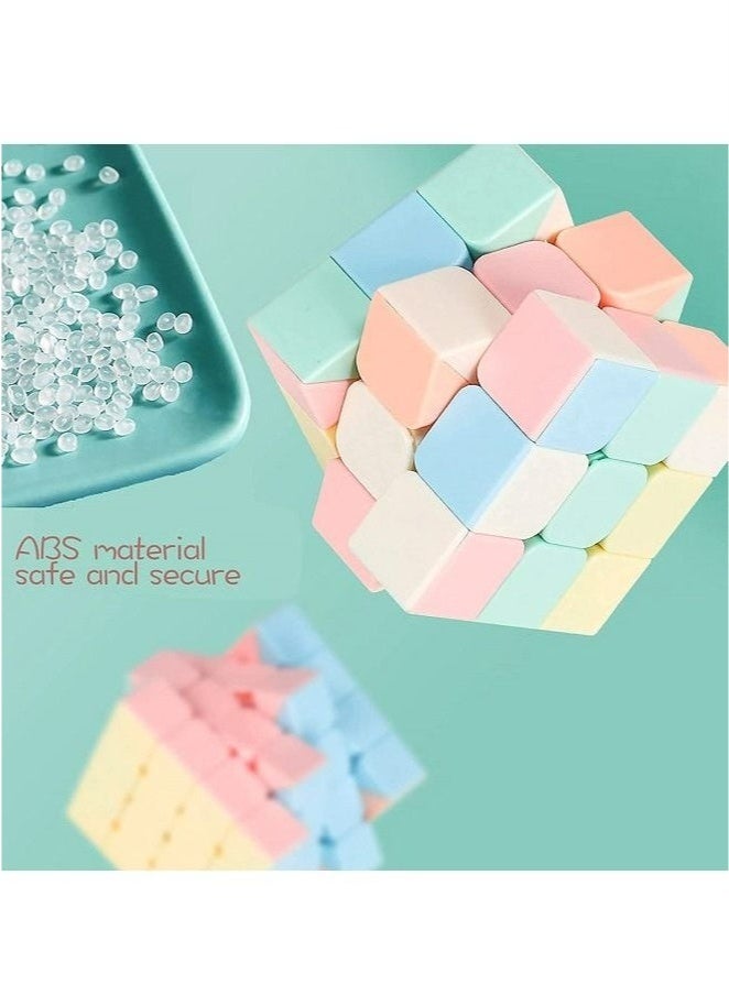 Speed Cube Set 5 Pack Rubik's Cube Game Twisted Puzzle Toy Adult Kids Gift - Image 5