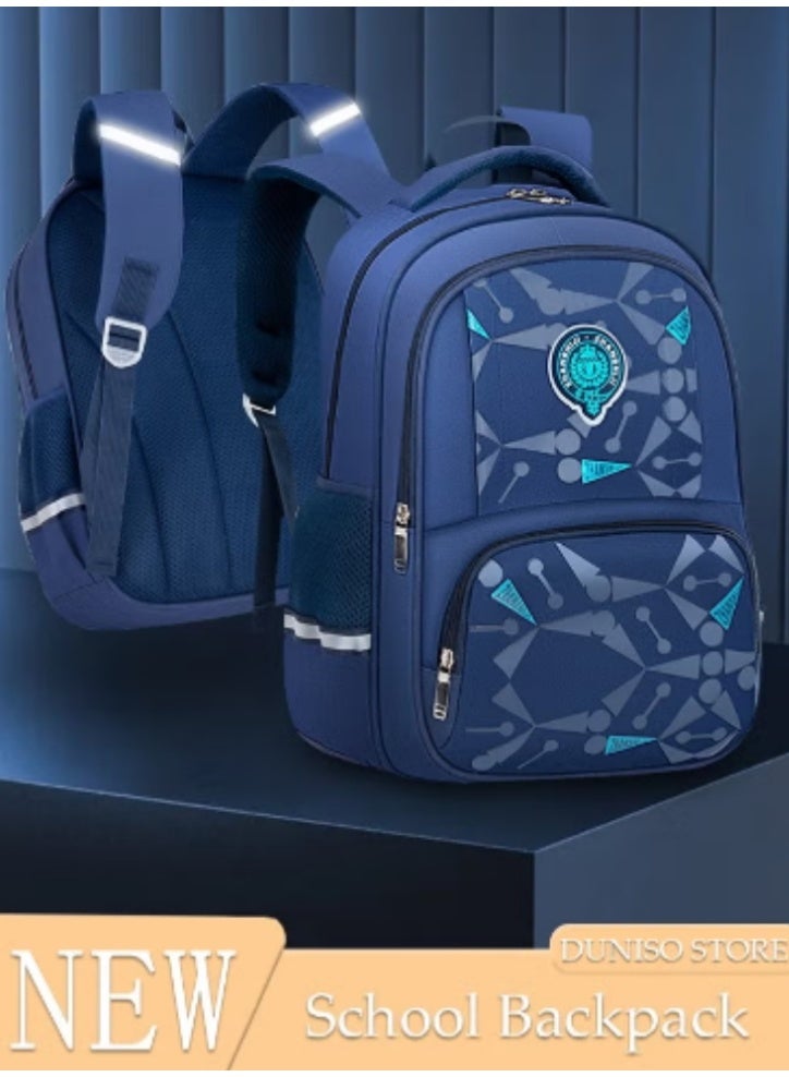 DUNISO New Spine - Protecting Schoolbag | Waterproof & Stain - Resistant, Comfortable Shoulder Straps - Image 1